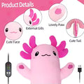Pink Heated Axolotl Plushie