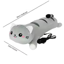 Gray Heated Cat Plushie (2nd edition)