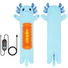 Blue Heated Axolotl Plushie